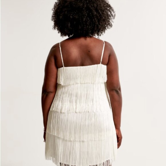 NWT Abercrombie Fringe Mini Dress - Picture 3 of 5